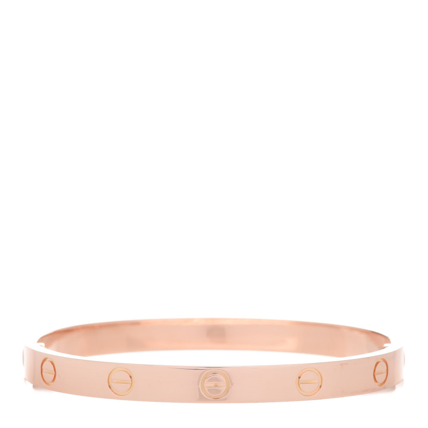 Cartier 18K Pink Gold LOVE Bracelet 17 3 of 6