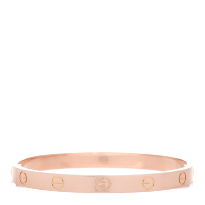 Cartier 18K Pink Gold LOVE Bracelet 17 3 of 6