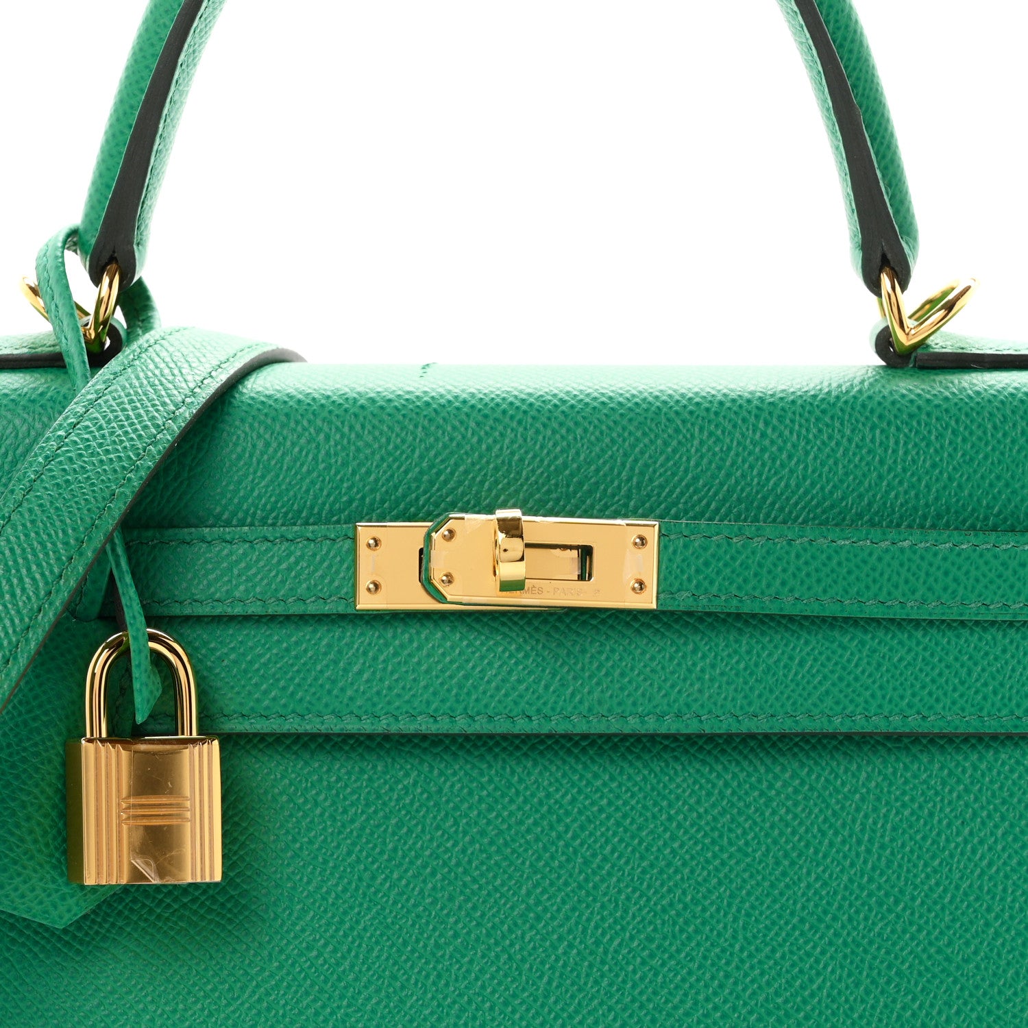 Hermes Epsom Kelly Sellier 25 Vert Jade 8 of 11