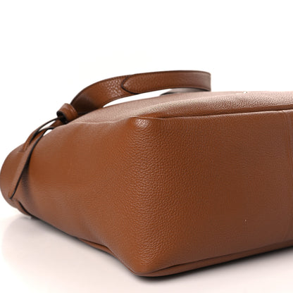 Prada Vitello Daino Soft Dynamique Tote Cognac Cocco 7 of 10