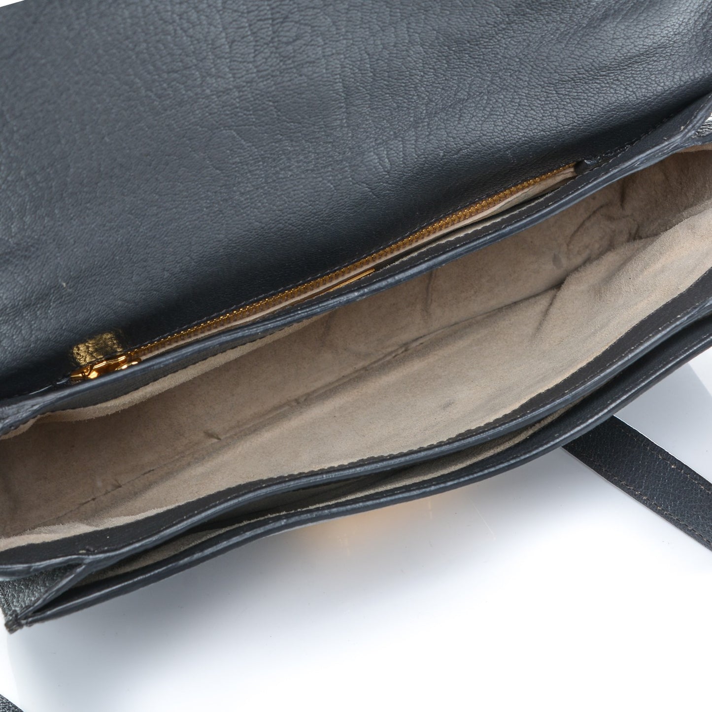 Goatskin Madras Shoulder Bag Ardesia