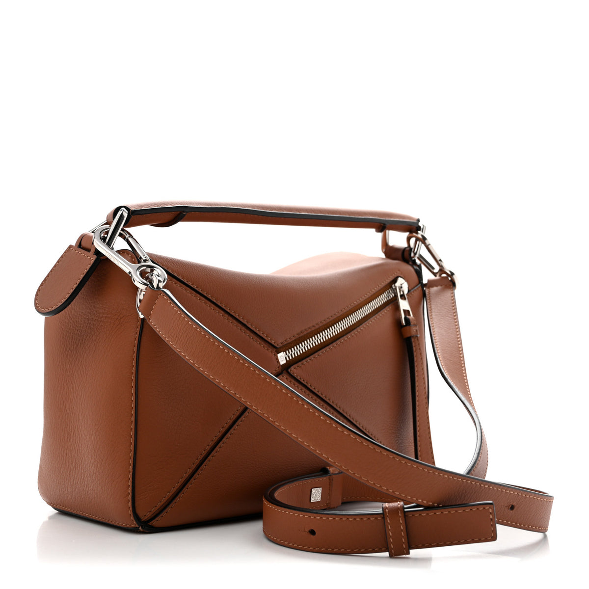 Loewe Calfskin Small Puzzle Bag Tan 3 of 11