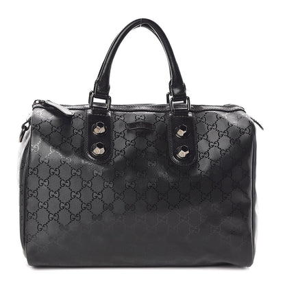 Gucci Imprime Monogram Medium Joy Stud Boston Black 1 of 9