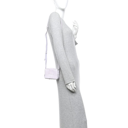 Bottega Veneta Lambskin Maxi Intrecciato Extra Mini Cassette Crossbody Bag Mirth Washed 2 of 11