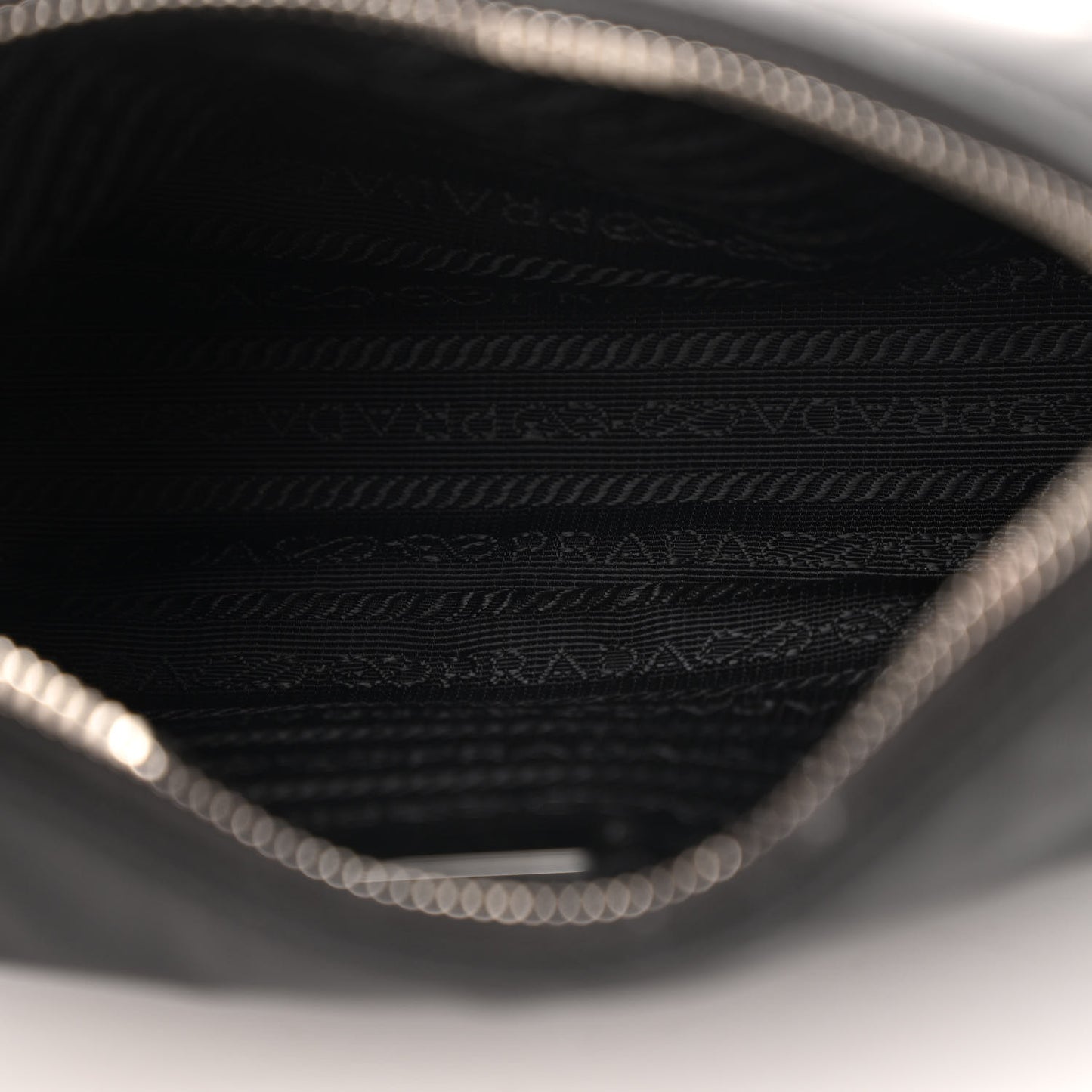 Tessuto Nylon Saffiano Mini Re-Edition 2005 Bag Black
