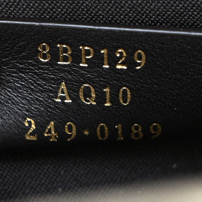 Fendi Raffia Chenille Shiny Nappa FF 1974 Small Fendi First Natural White Miele Scuro 9 of 12