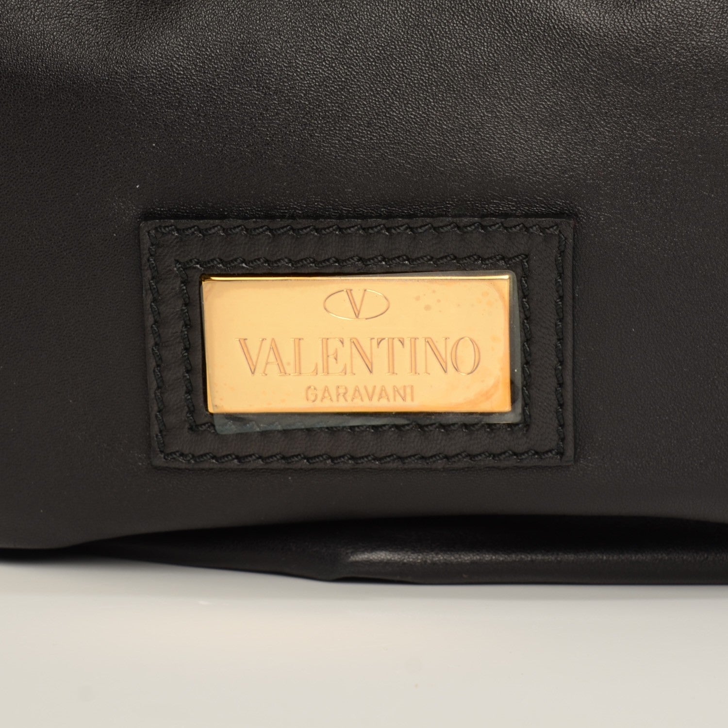 Valentino Garavani Nappa 360 Bow Hobo Black 6 of 8