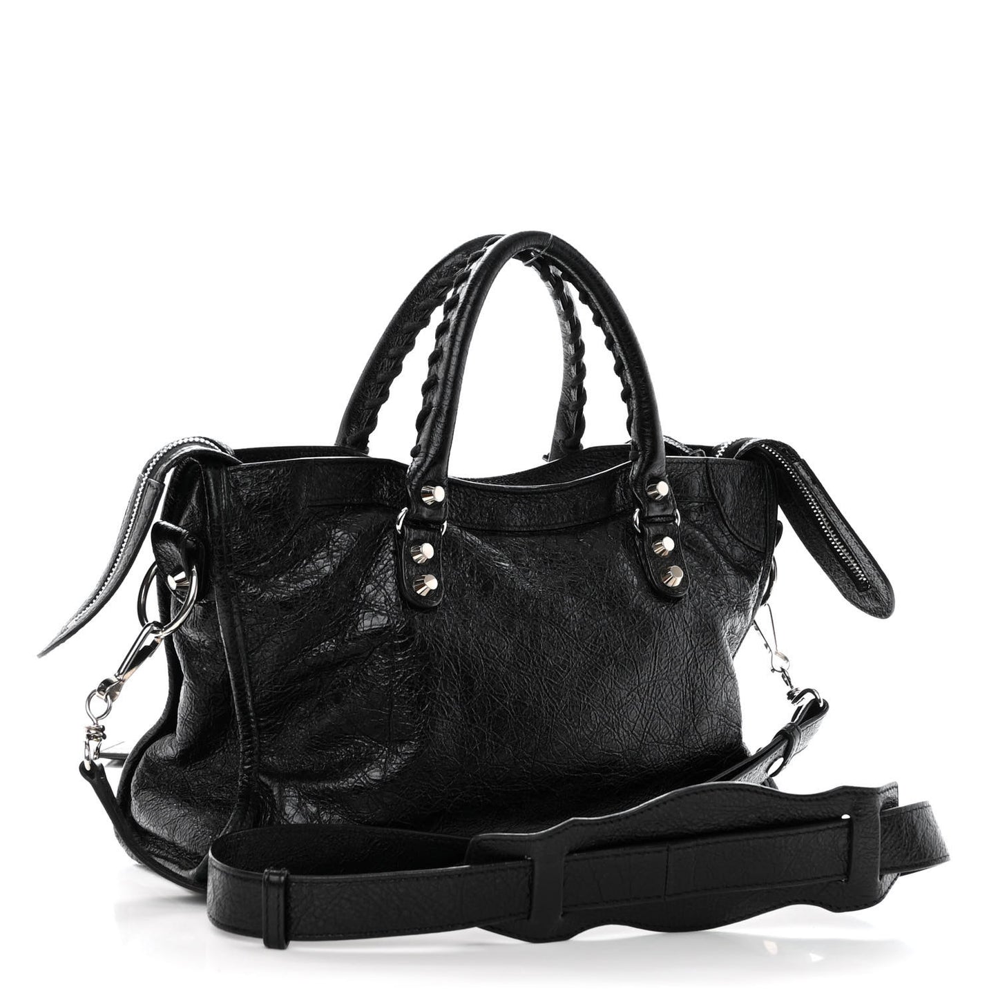 Agneau Classic Silver Hardware S City Black