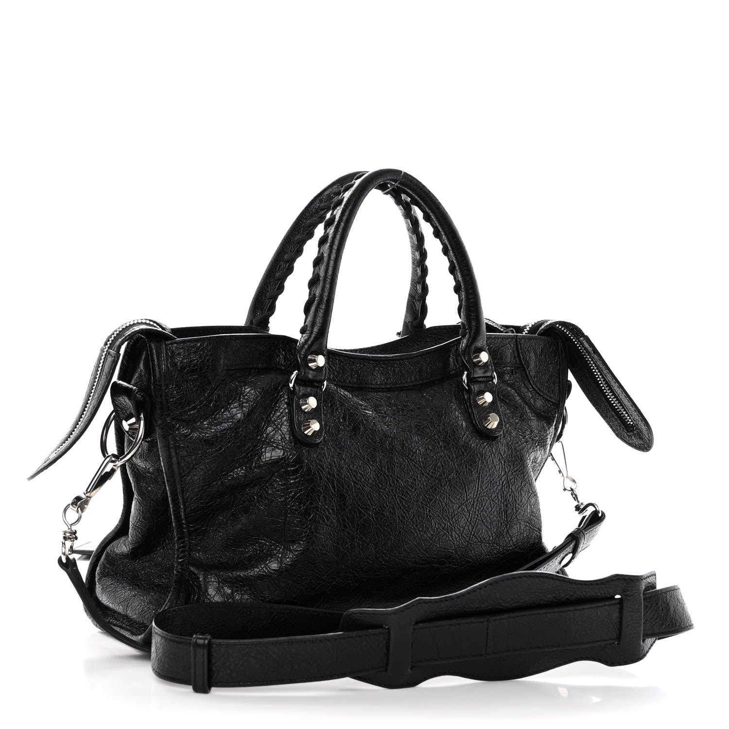 Balenciaga Agneau Classic Silver Hardware S City Black 3 of 9
