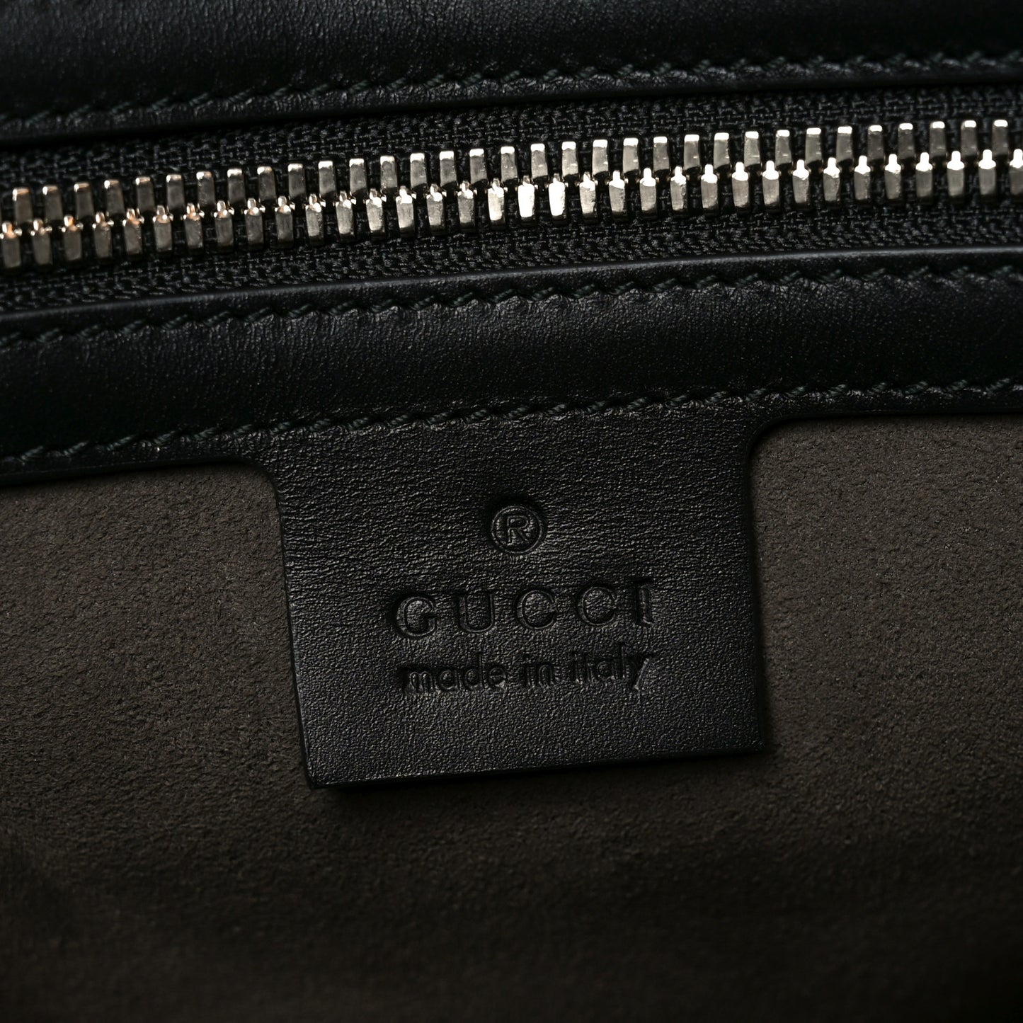 GG Supreme Monogram Selleria Calfskin Medium Duffle Beige Ebony Black