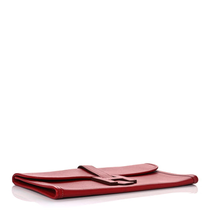 Hermes Epsom Jige Elan 29 Clutch Rouge Garance 4 of 11
