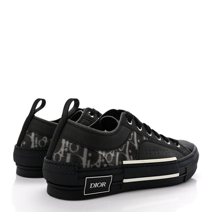 Christian Dior Technical Canvas Oblique B23 Low Top Sneakers 39 Black 4 of 8
