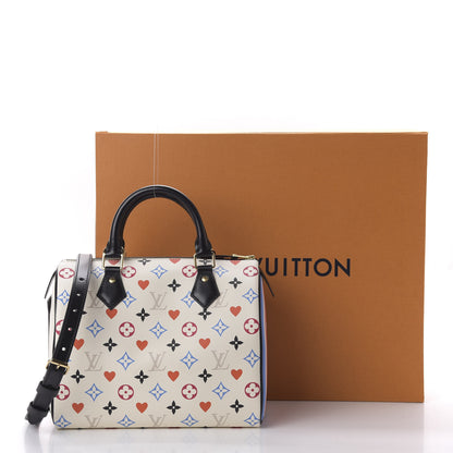 Louis Vuitton Game On Speedy Bandouliere 25 White 10 of 10
