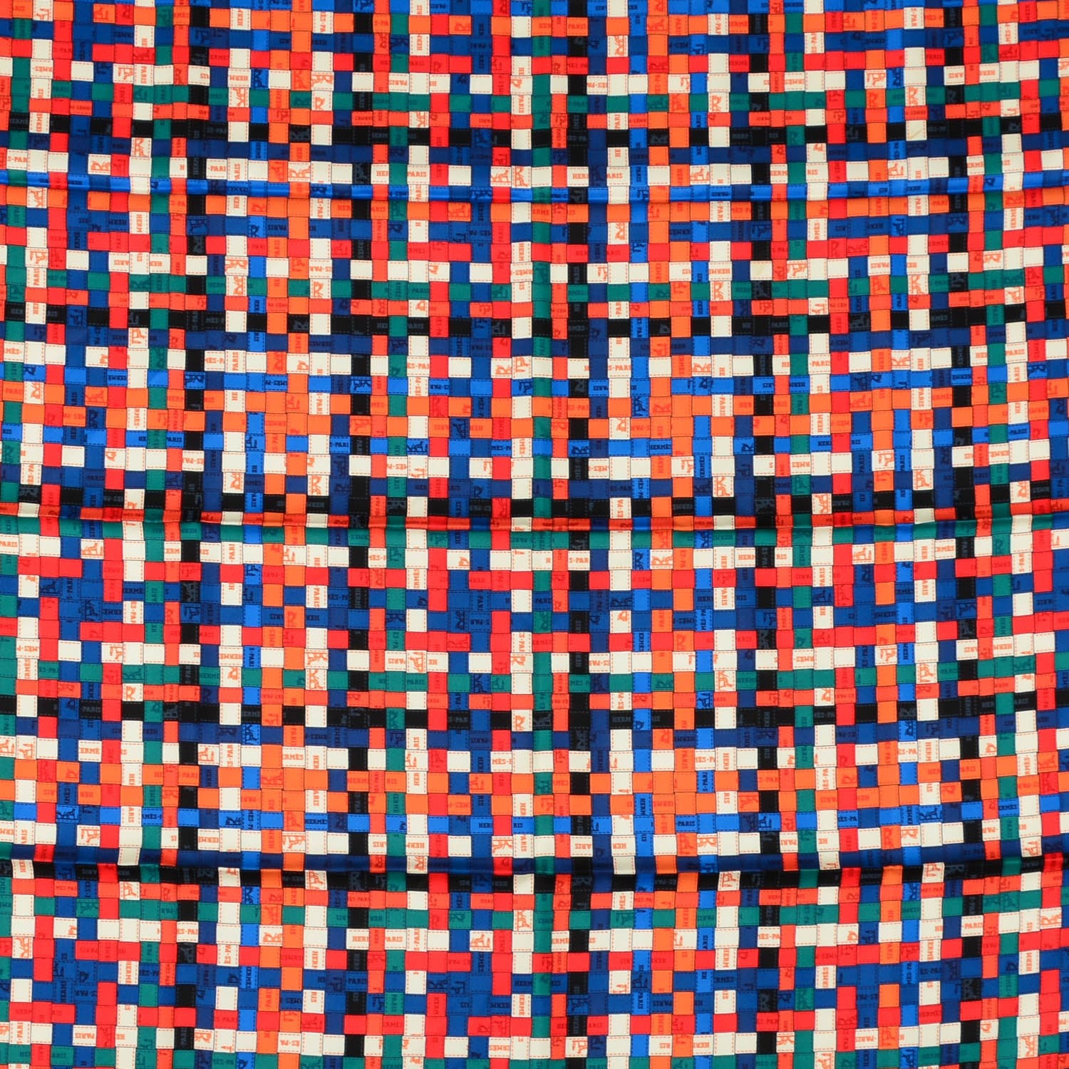 Hermes Silk Bolduc Au Carre Scarf 90 1 of 6