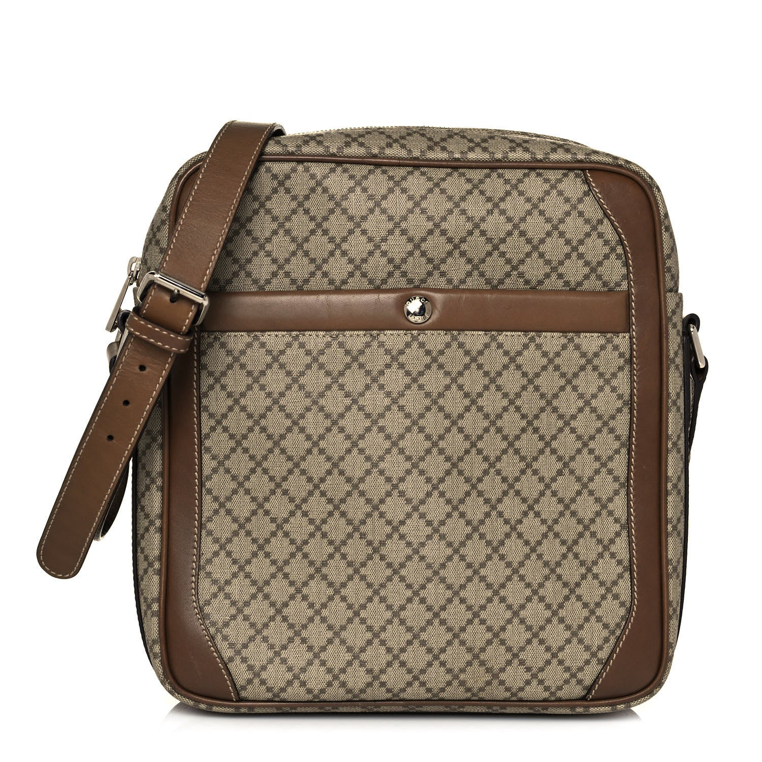 Gucci Diamante Shoulder Bag Marron Glace 1 of 14