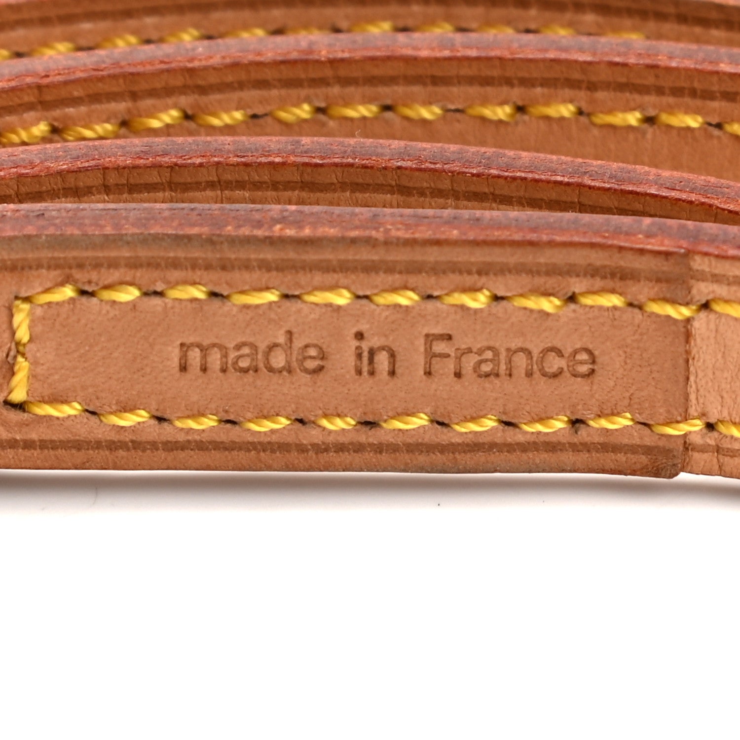 Louis Vuitton Vachetta 12mm Long Shoulder Strap VVN 4 of 4