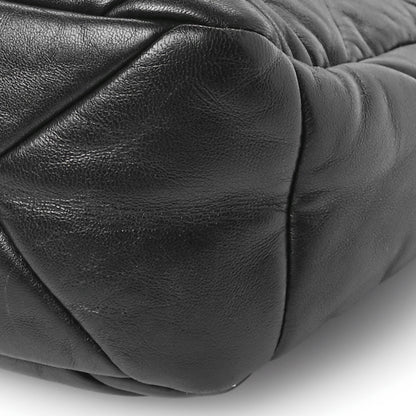 Prada Nappa Triangle Quilted Patchwork System Bag Black 7 of 10