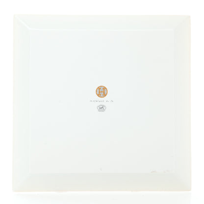 Hermes Porcelain Mosaique au 24 Square Plate 9.1" 3 of 6