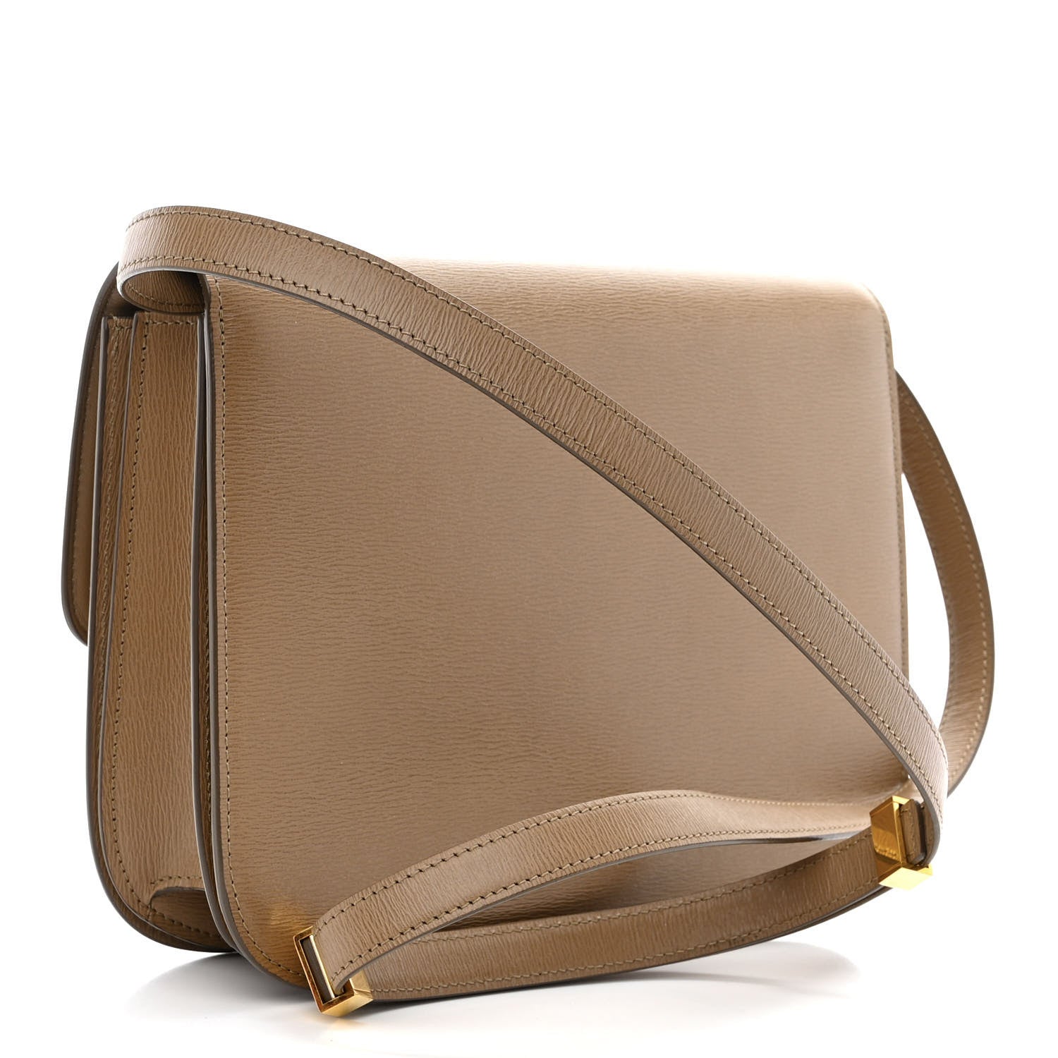 Celine Liege Calfskin Medium Classic Box Flap Bag Taupe 3 of 14