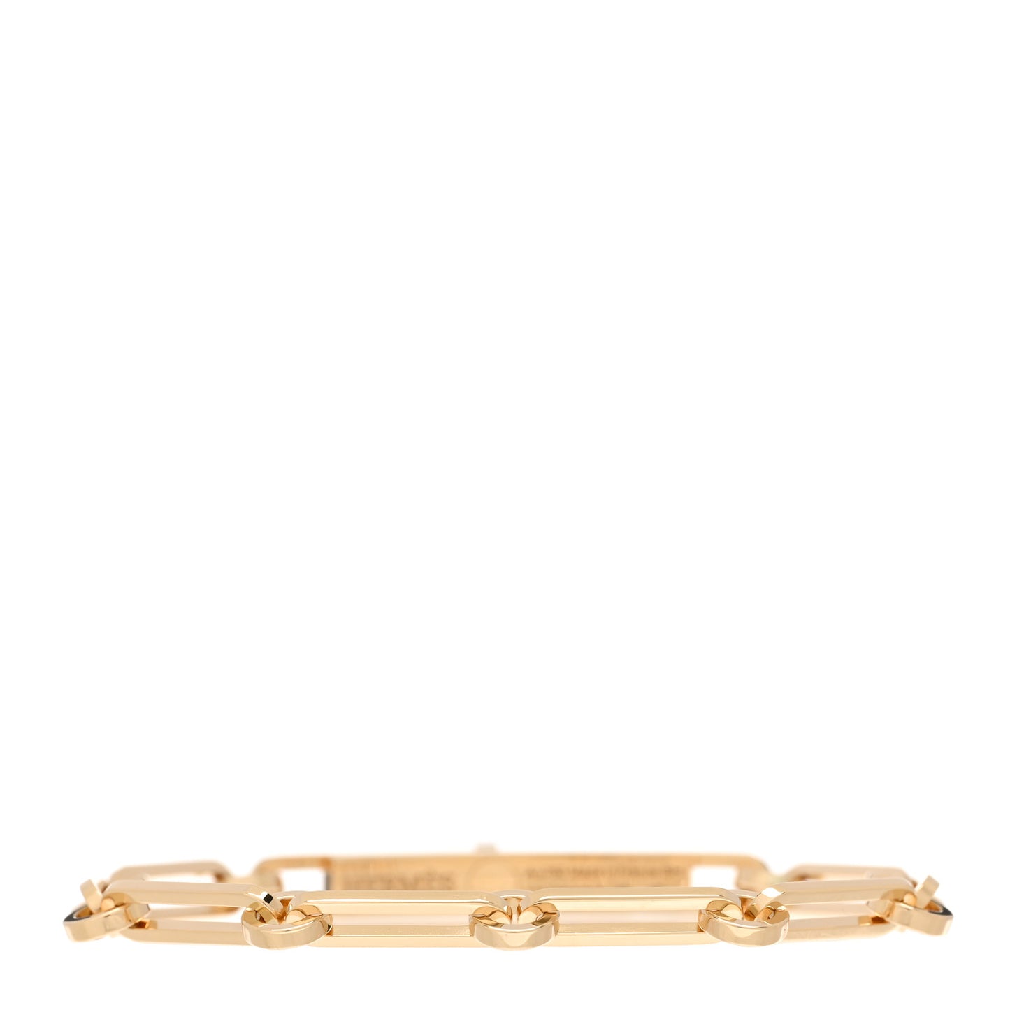 18K Yellow Gold Diamond PM Kelly Chaine Bracelet SH