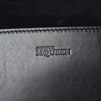 Alexander McQueen Calfskin Heroine Chain Satchel Black 6 of 18
