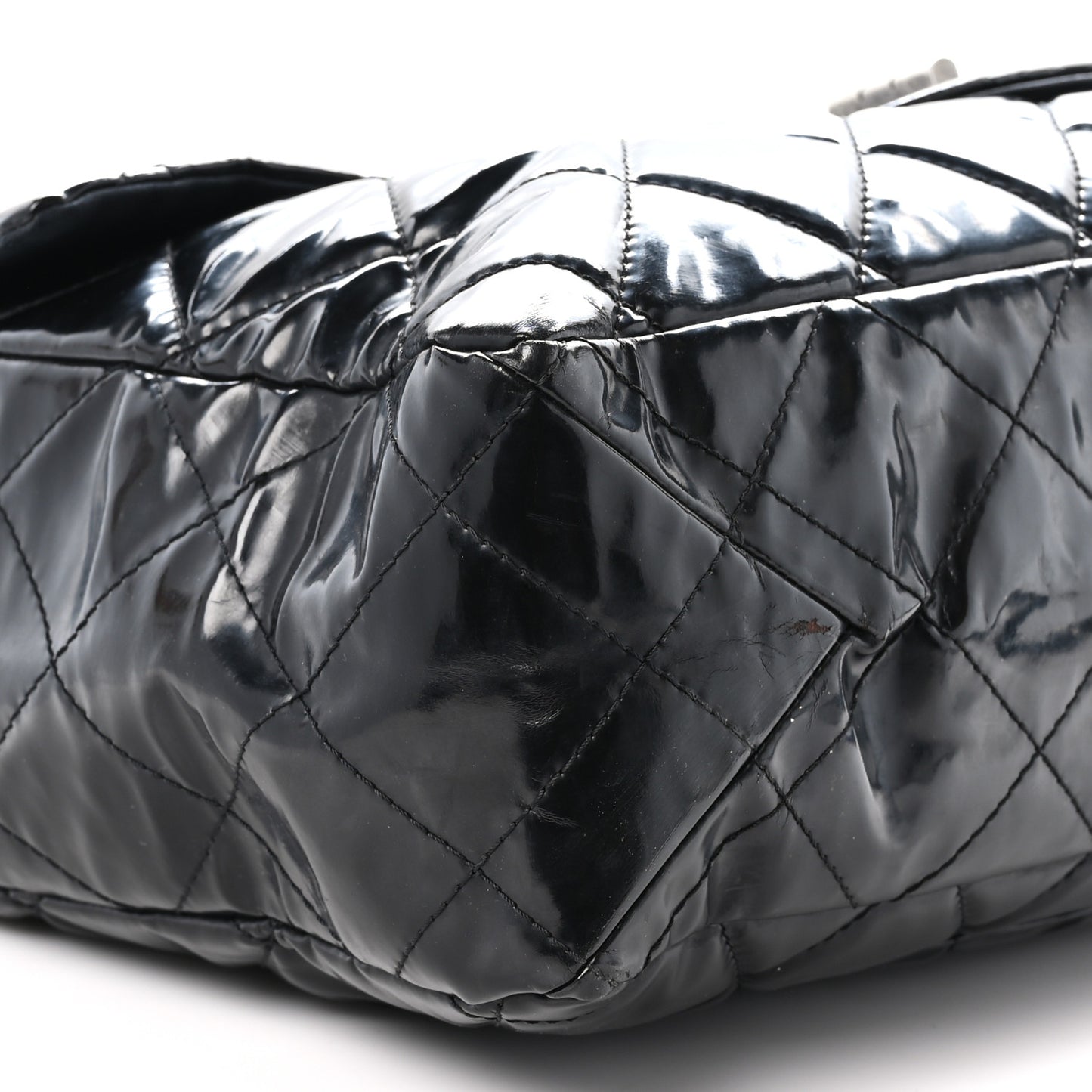 Vinyl Quilted XXL Reissue Flap Black