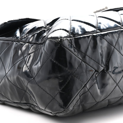 Chanel Vinyl Quilted XXL Reissue Flap Black 9 of 10