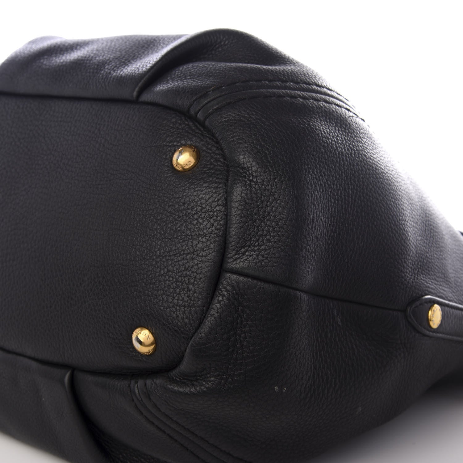 Prada Vitello Daino Shoulder Bag Black 6 of 8