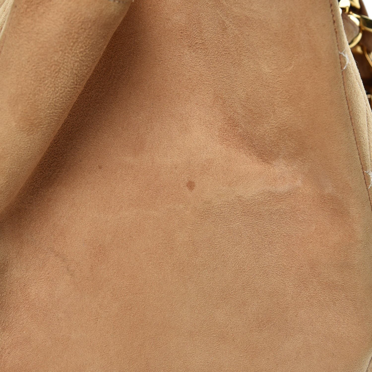 Chanel Suede Quilted Tote Beige 23 of 25