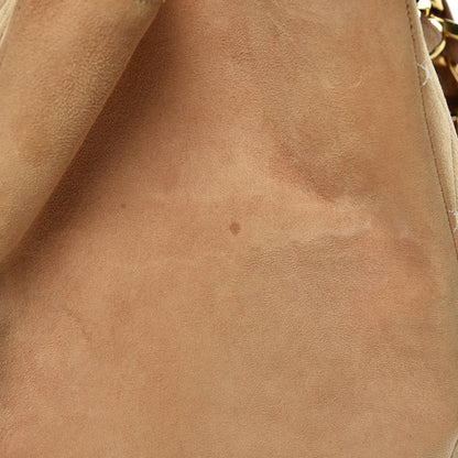 Chanel Suede Quilted Tote Beige 23 of 25