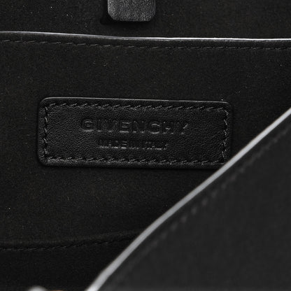 Givenchy Calfskin Crocodile Embossed Large Shark Lock Satchel Black 6 of 7