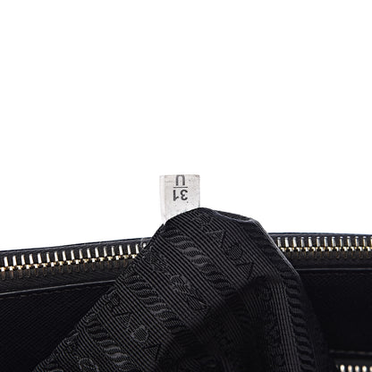Prada Saffiano Large Galleria Double Zip Tote Black 7 of 10