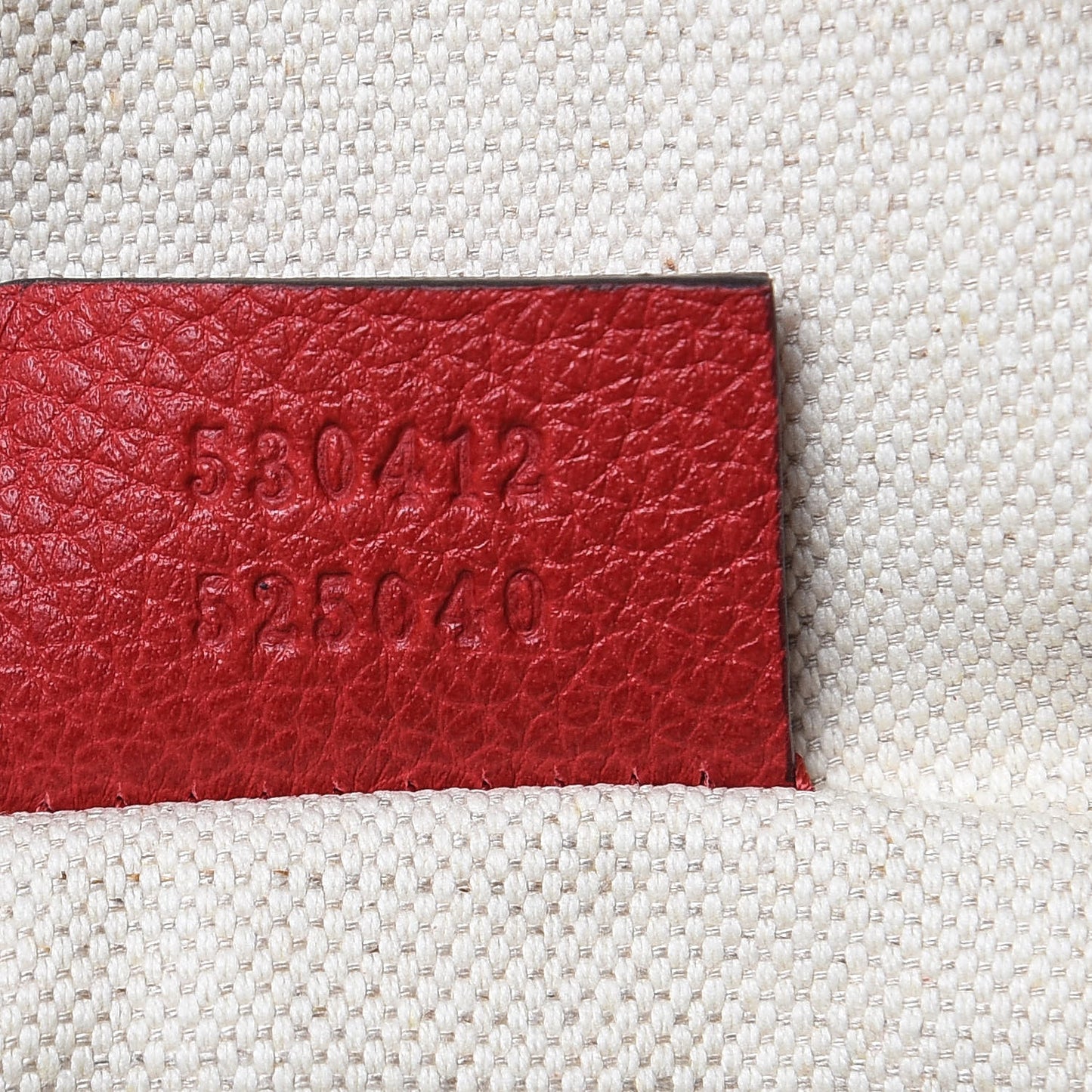 Grained Calfskin Logo Belt Bag Hibiscus Red