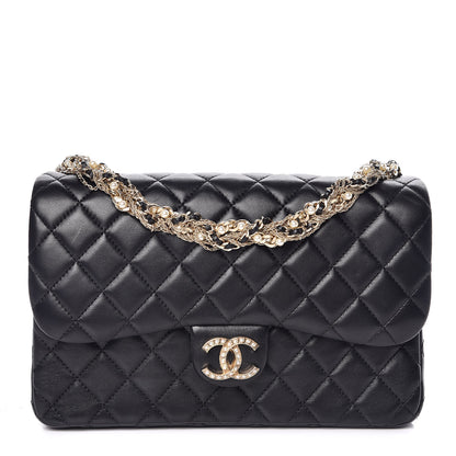 Chanel Lambskin Quilted Medium Westminster Pearl Flap Black 1 of 11