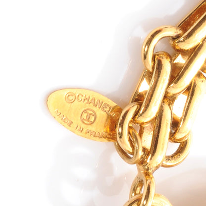 Chanel Quilted CC Key Chain Gold 4 of 4