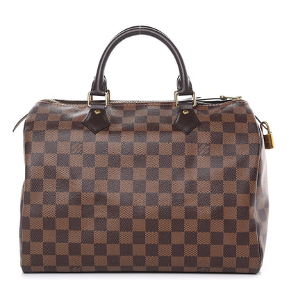 Louis Vuitton Damier Ebene Speedy 30 1 of 12