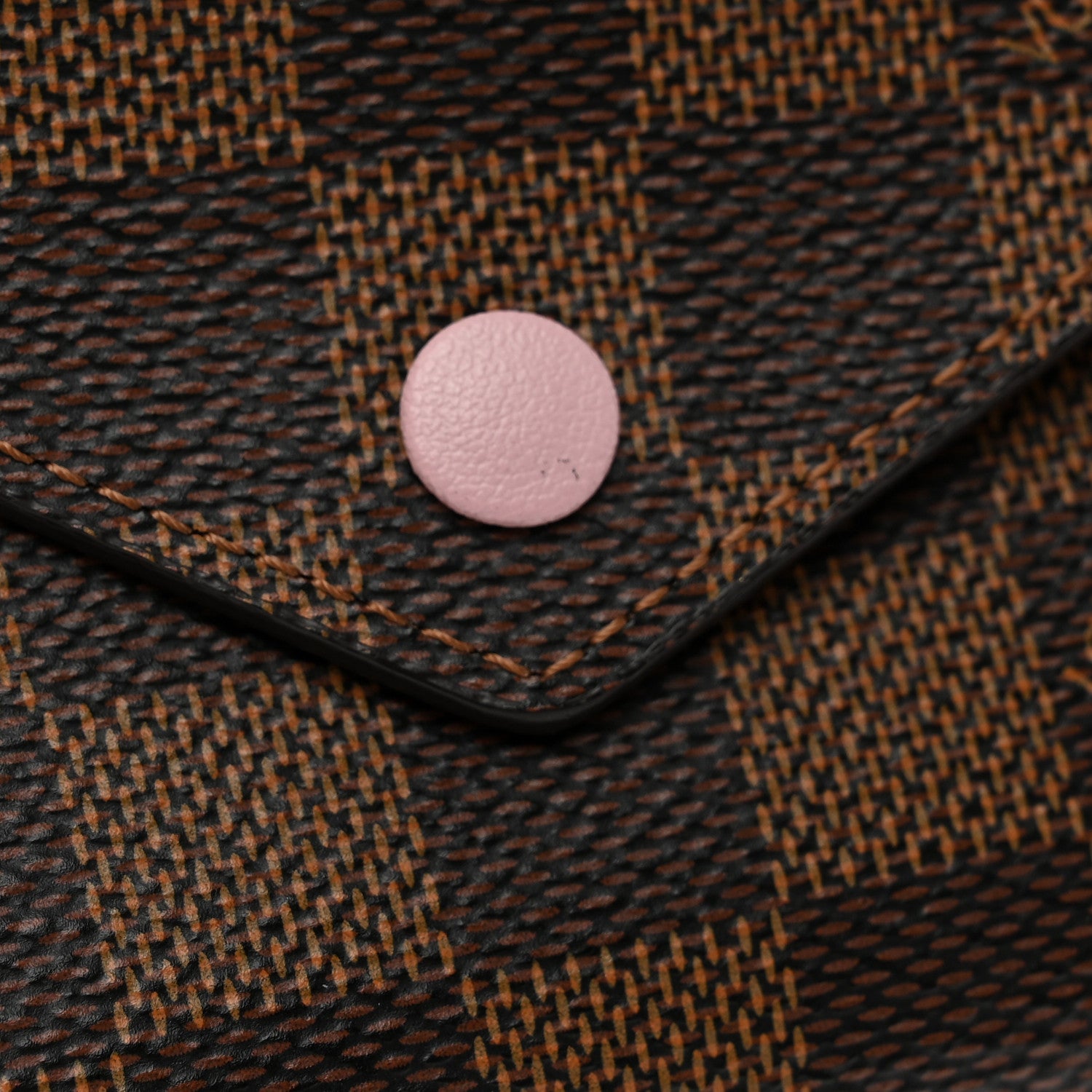 Louis Vuitton Damier Ebene Victorine Wallet Rose Ballerine 7 of 7
