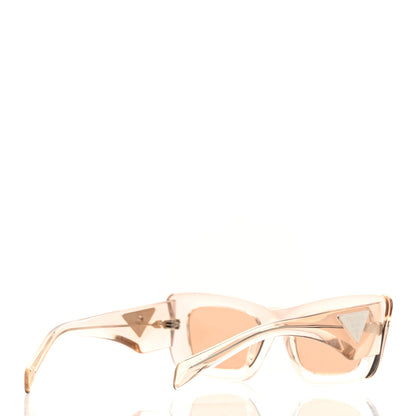 Prada Cat Eye Sunglasses SPR 13Z Transparent Beige 3 of 7