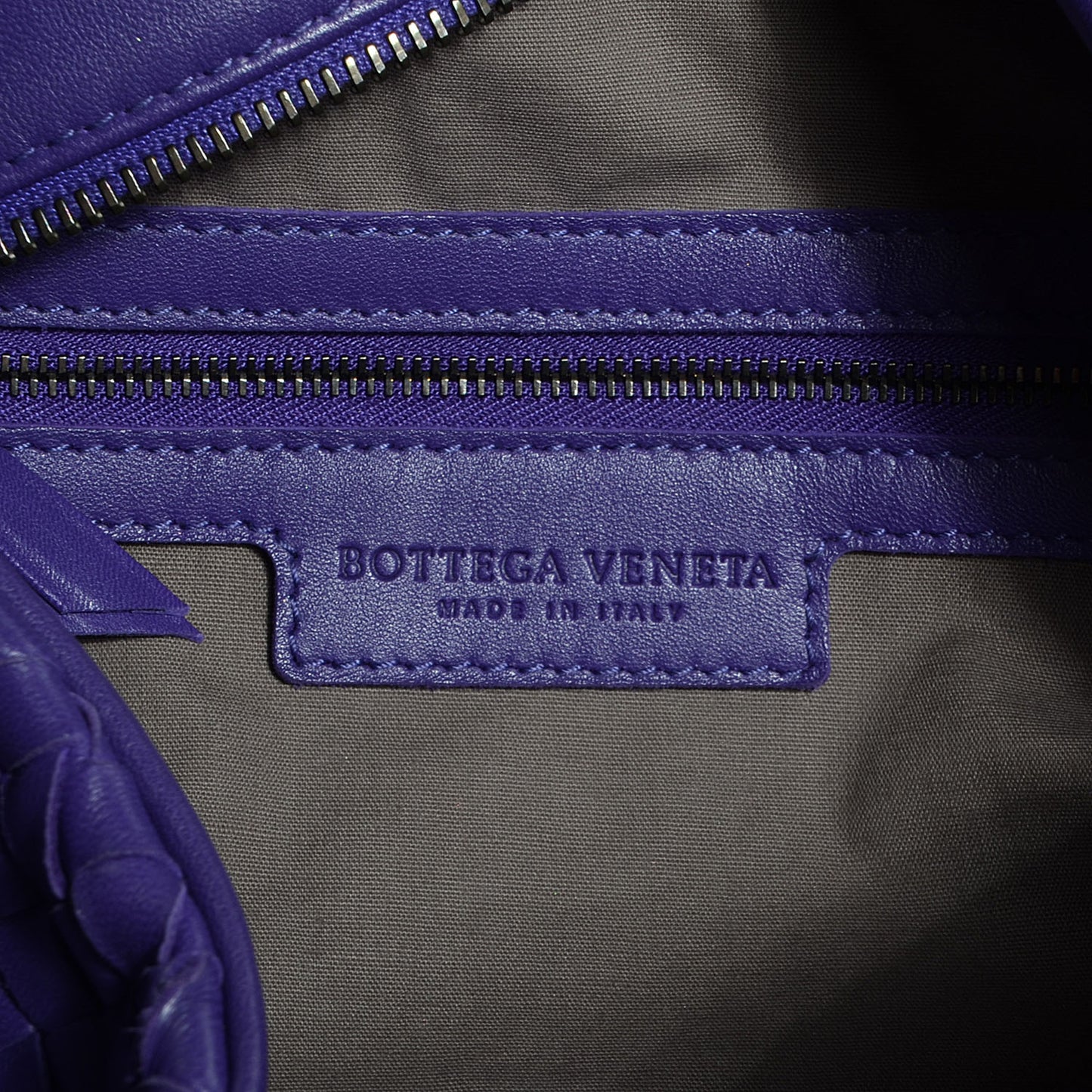 Nappa Intrecciato Large Knot Hobo Violet