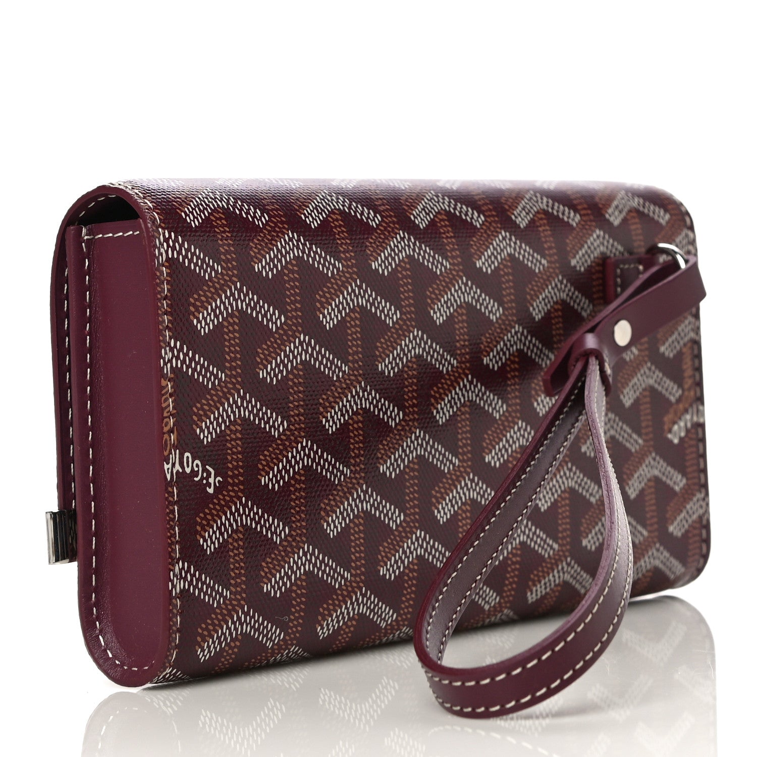 Goyard Goyardine Monte Carlo Bois Clutch Bordeaux 3 of 10