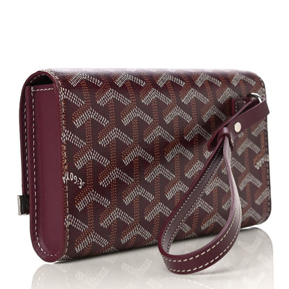 Goyard Goyardine Monte Carlo Bois Clutch Bordeaux 3 of 10