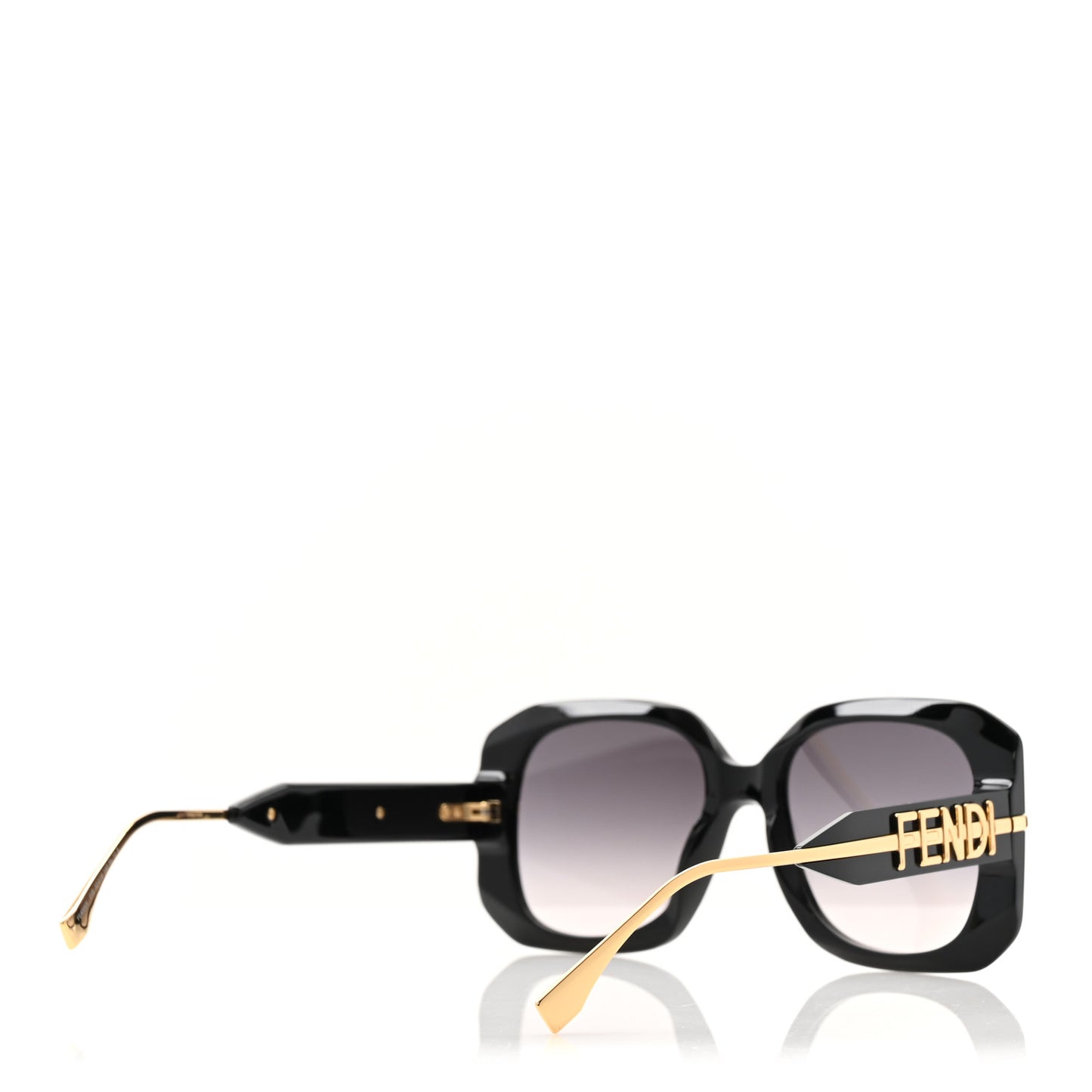 Acetate Fendigraphy Sunglasses FE40065I Black