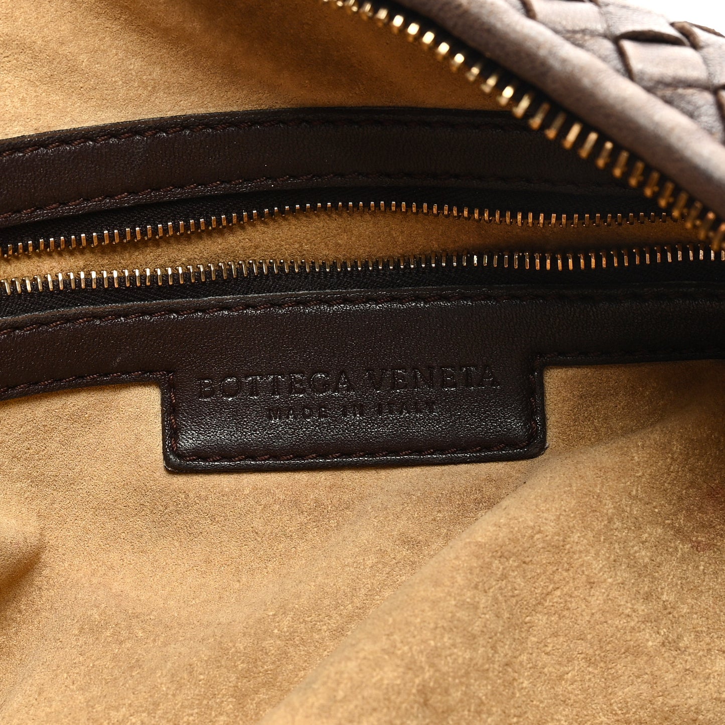 Nappa Intrecciato Large Veneta Hobo Ebano