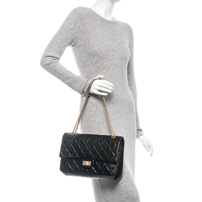 Chanel Aged Calfskin Quilted 2.55 Reissue 227 Flap Black 2 of 7