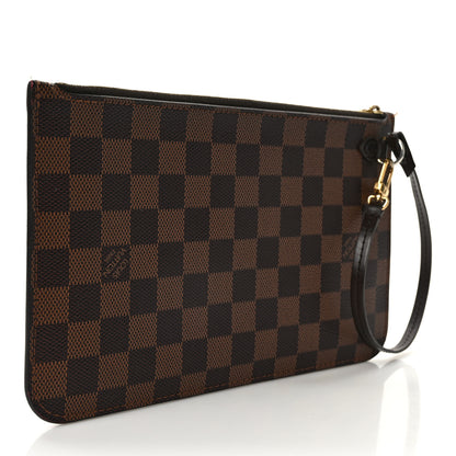 Louis Vuitton Damier Ebene Neverfull MM GM Pochette 2 of 9