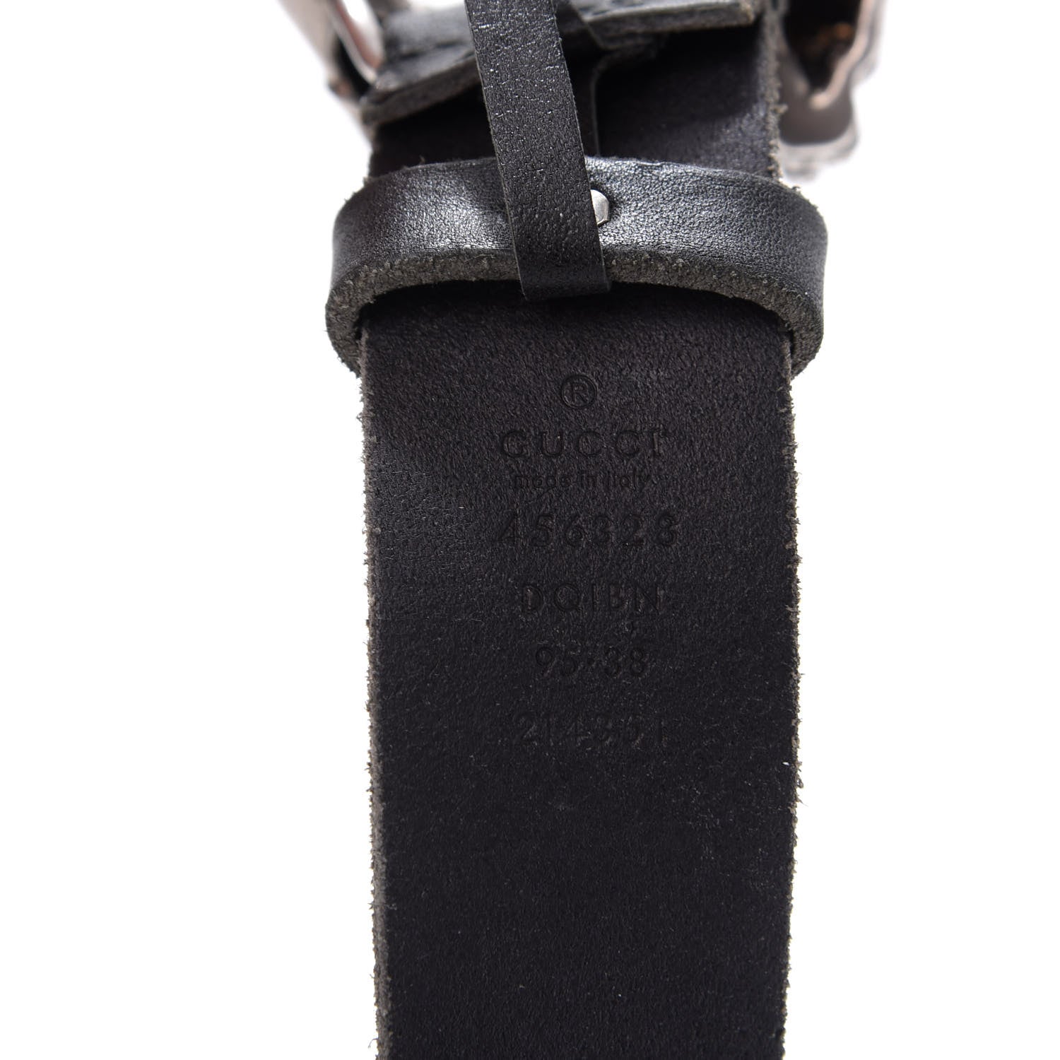 Gucci Calfskin Braided Dionysus Belt 95 38 Black 6 of 7