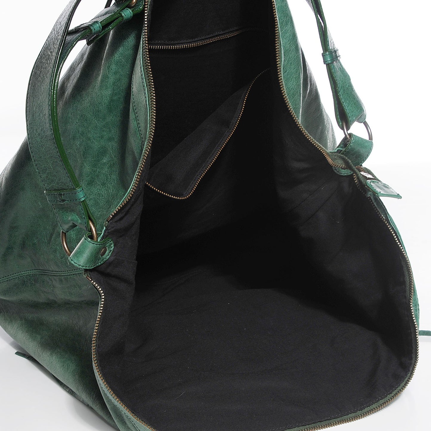 Chevre Classic Hardware Courier Emeraude