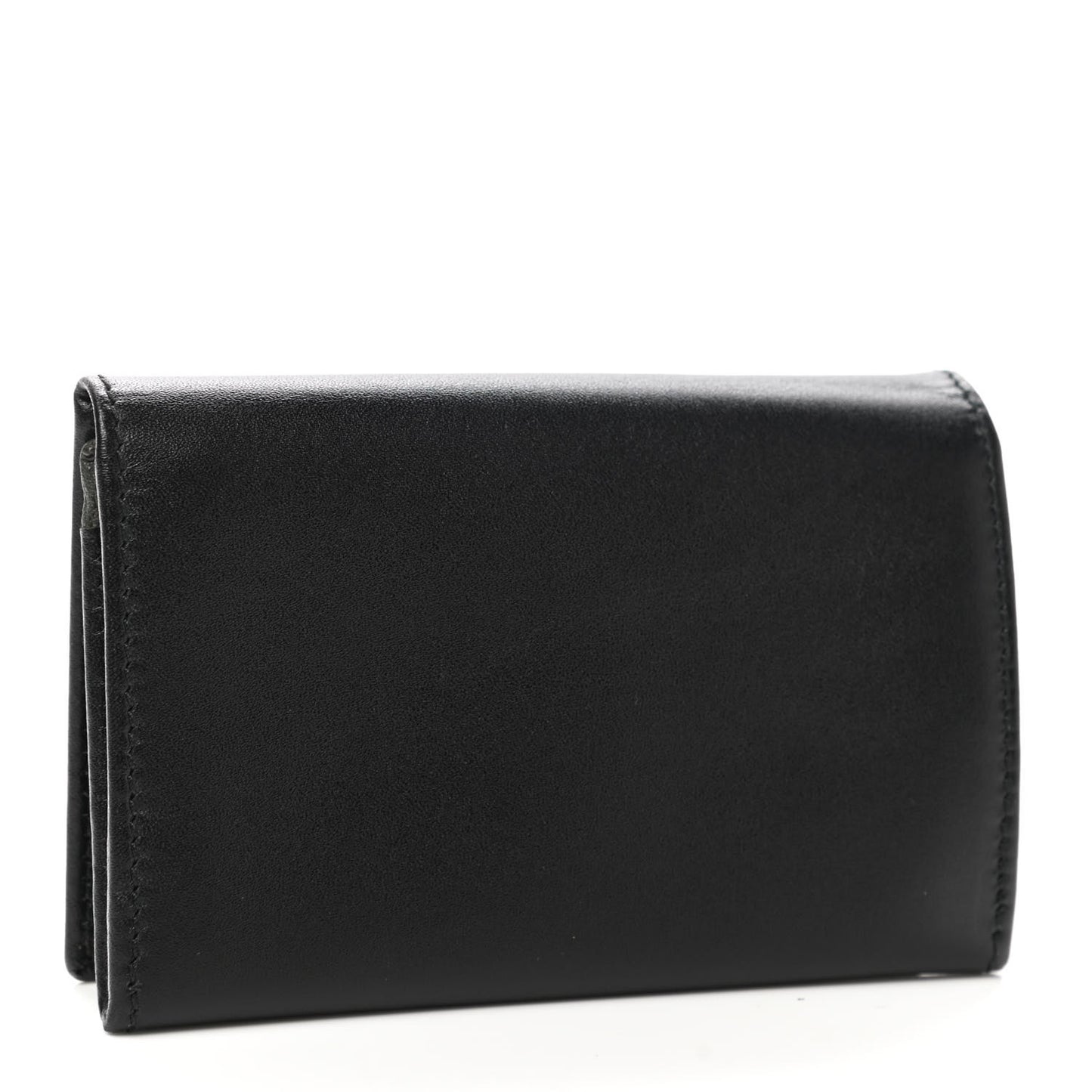 Calfskin Bi-Fold Wallet Black