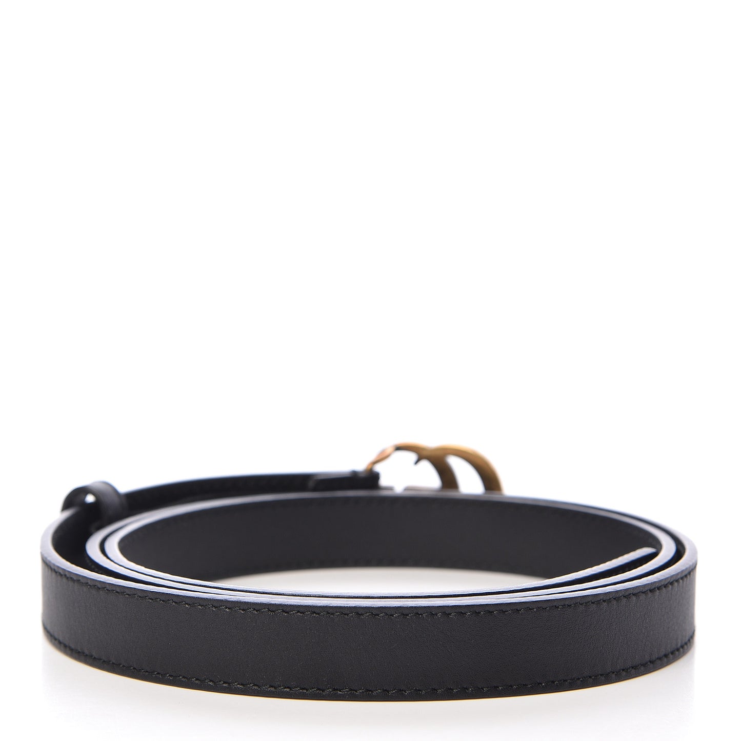 Calfskin Double G 20mm Belt 105 42 Black