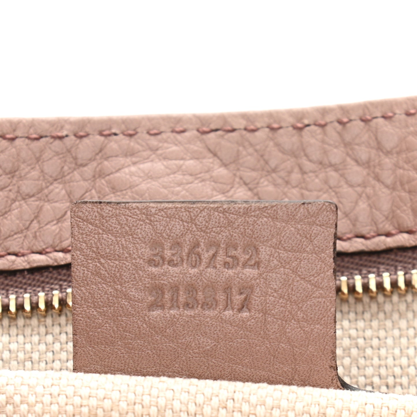 Pebbled Calfskin Medium Soho Flap Crossbody Pale Pink